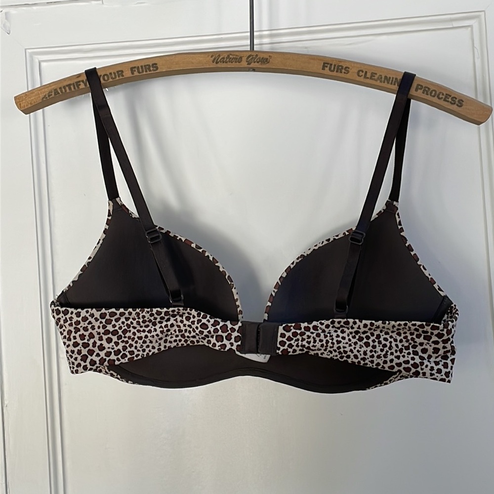 CALVIN KLEIN leopard cheetah print padded bra - Picture 4 of 14